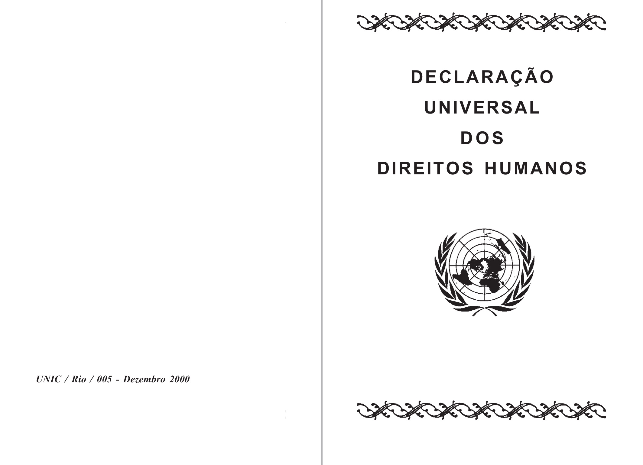 Declaração Universal Dos Direitos Humanos | Brasa - Brasil Saúde E Ação